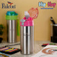 PddFalcon Stainless Steel Drinkware HipHop Sipper Bottle 500ml Pink