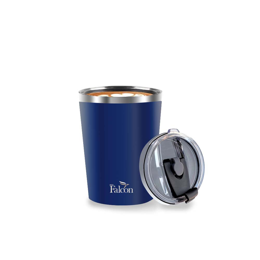 PddFalcon Stainless Steel Drinkware Poppy Cup 300ml Blue