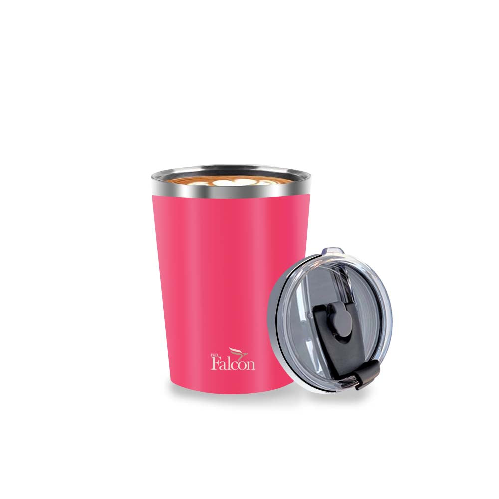 PddFalcon_Stainless_Steel_Drinkware_Poppy_Cup_300ml_Pink