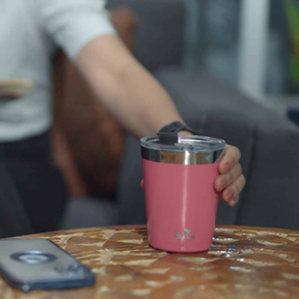 PddFalcon_Stainless_Steel_Drinkware_Poppy_Cup_300ml_Pink