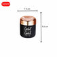 PddFalcon Stainless Steel Kitchen Storage Apple Canister 325ml Black