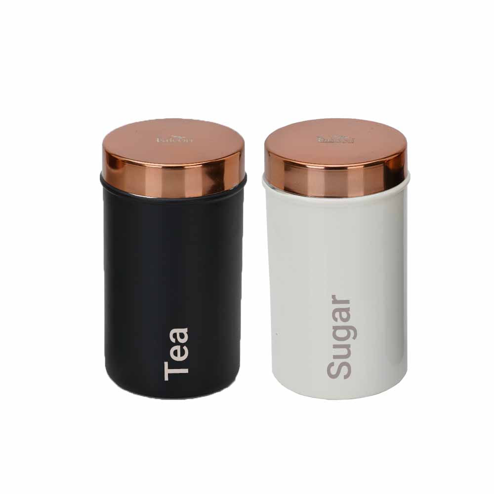 PddFalcon_Stainless_Steel_Kitchen_Storage_Ultima_Canister_Set_Of_2_750ml_Black White