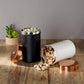 PddFalcon Stainless Steel Kitchen Storage Ultima Canister Set of 2 750ml Black White