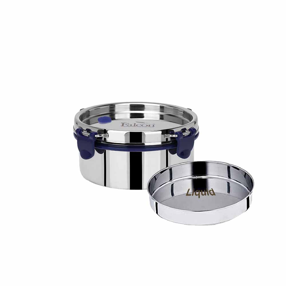 PddFalcon Stainless Steel Lunch Box EcoNxt Duo Container Blue