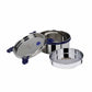PddFalcon Stainless Steel Lunch Box EcoNxt Duo Container Blue